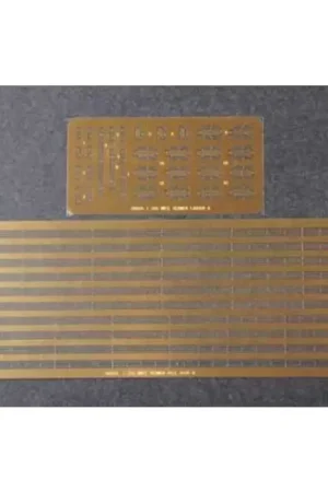 Foto-etsen Leuningen & Ladders voor 1/350 Ships Accessoire Premium