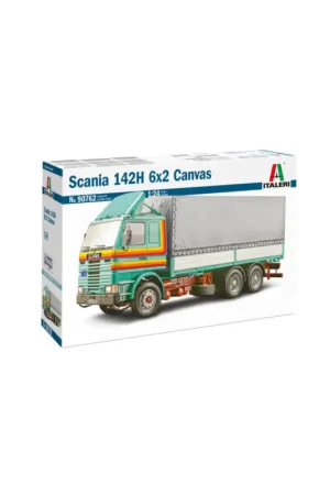 Scania 142H 6x2 Tarpaulin Bouwmodell Gereduceerde Prijs