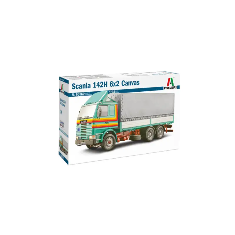Scania 142H 6x2 Tarpaulin Bouwmodell Gereduceerde Prijs