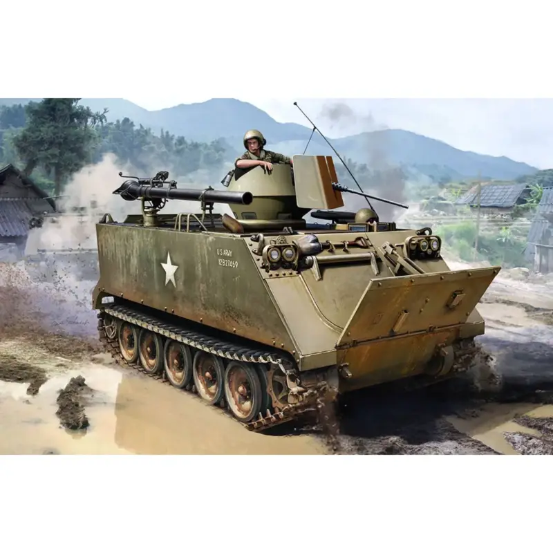 Gecertificeerd M113 ACAV with 106 mm gun Schaalmodel