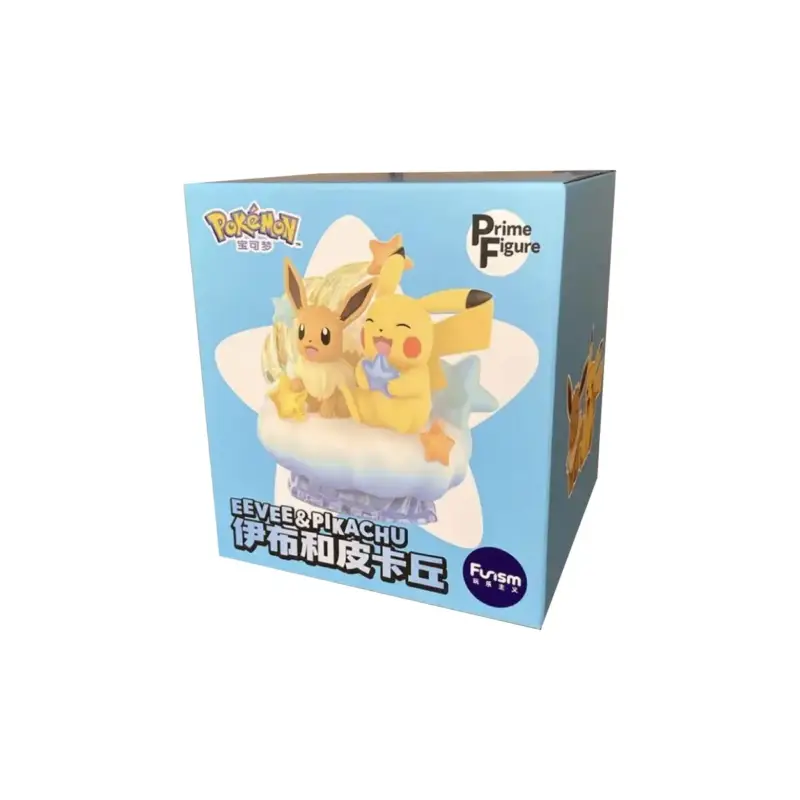 Uitverkoop Pokemon Funism Prime Figure Eevee And Pikachu Nebula 20cm Figuurtje