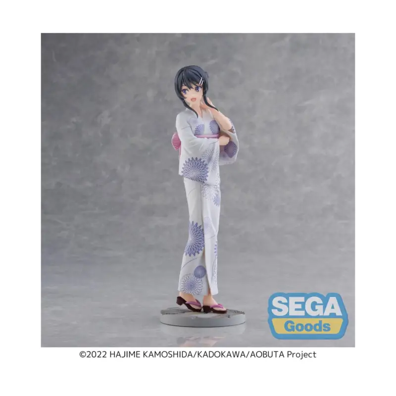 Koop Online Rascal Does Not Dream of Bunny Girl Senpai Luminasta PVC statuette Mai Sakurajima Yukata 22 cm