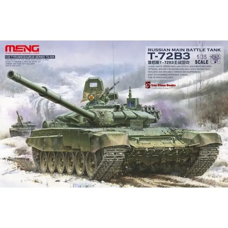 Populair Russische T-72B3 Main Battle Tank Schaalmodel