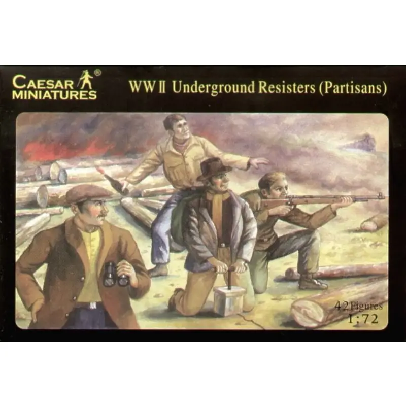 WWII Underground Resistance Figuren Snelle Levering