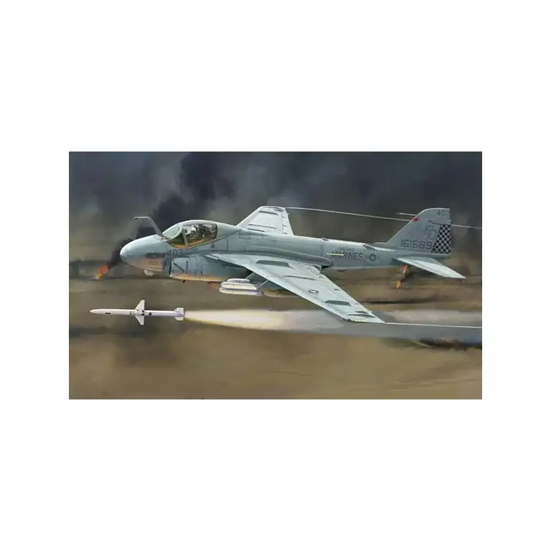 Beperkte Voorraad Grumman A-6E Intruder USN / USMC SUPER DECALSBLAD VOOR 2 VERSIES - KLEURINSTRUCTIEBLAD De A-6 Intruder is in het midden van de j