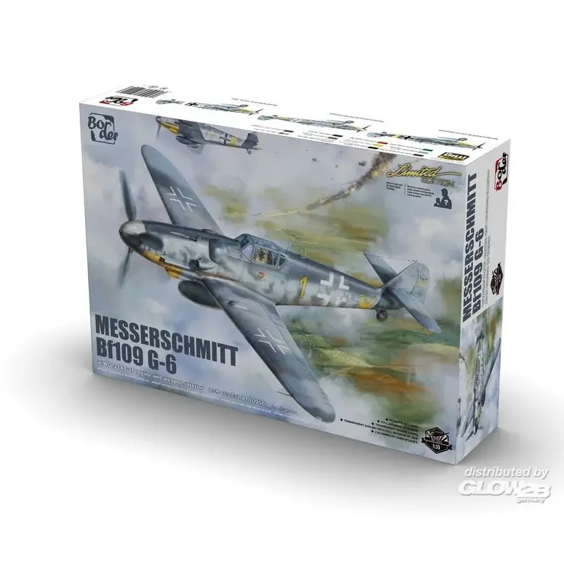 Merkproduct Messerschmitt Bf109 G-6, Limited Edition Schaalmodel
