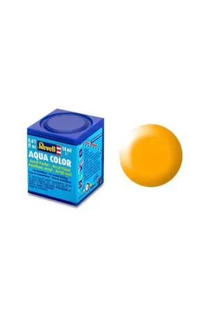 Gecertificeerd Satijn Geel Aqua Acrylverf - 18ml 310