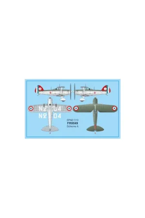 Goedkoop Spad 510 7 ème Escadre De Spad 510 was de laatste tweedekkerjager in de Armée de l'Air Schaalmodel
