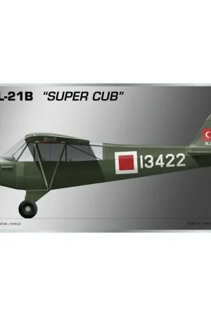 Piper L-21B Super Cub Turkse luchtmacht (Ex Minicraft) Schaalmodel Op = Op