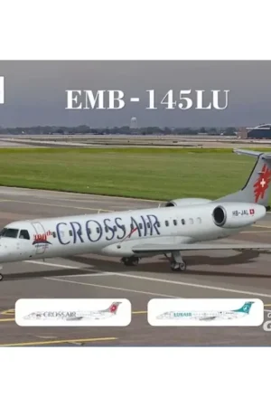 Populair Embraer EMB-145LU Schaalmodel