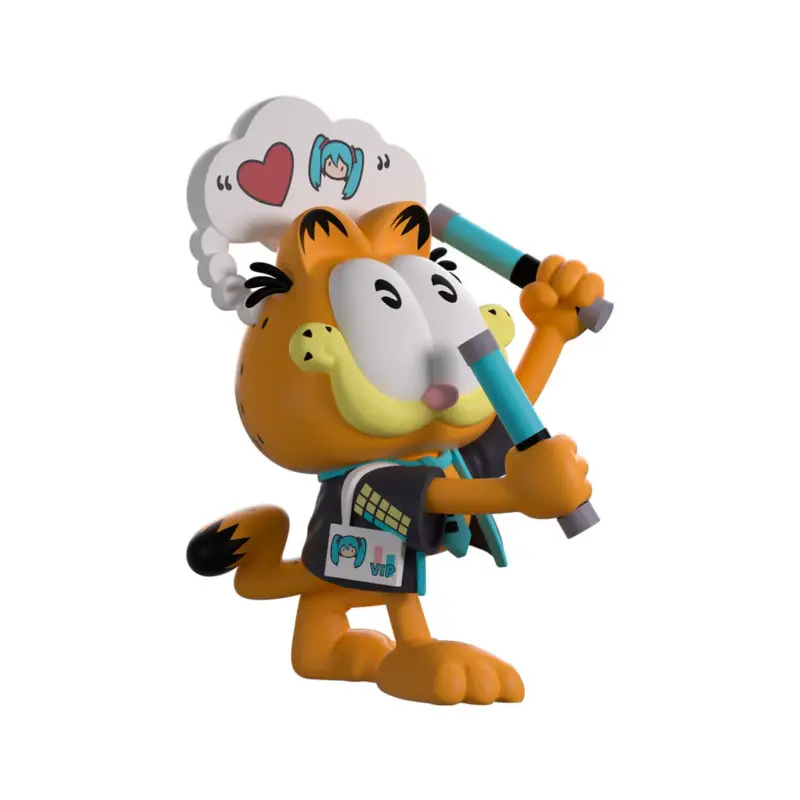 Hatsune Miku x Garfield Vinyl Figure Miku Concert Garfield 13 cm Figuurtje Actieprijs
