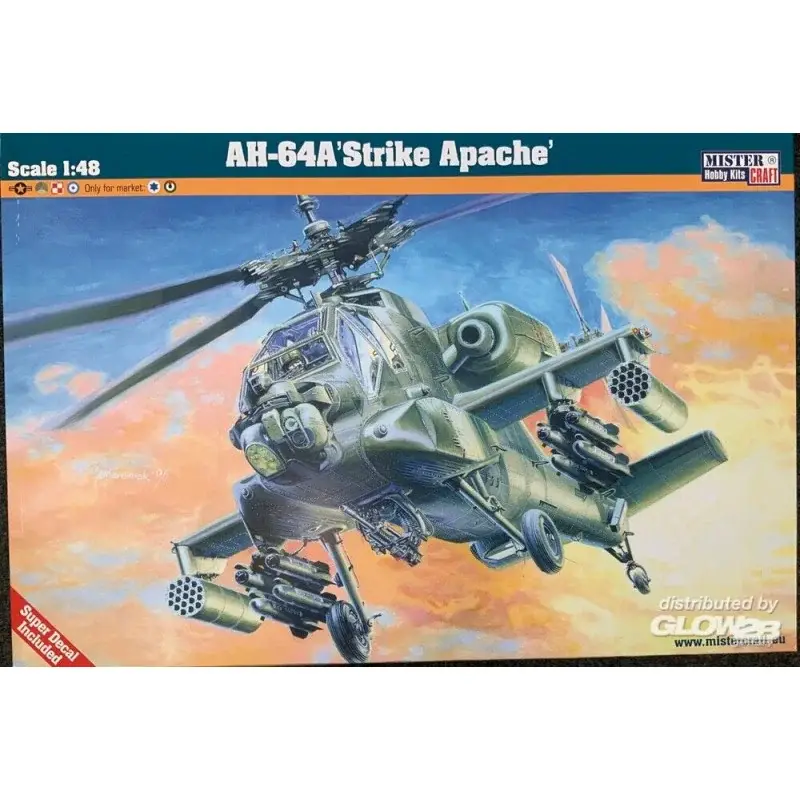 Gereduceerde Prijs AH-64A Strike Apache Schaalmodel