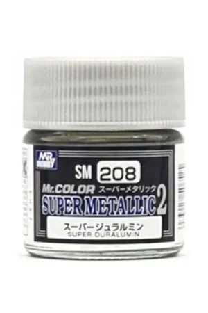 SM-208 - Mr. Color Super Metallic Colors II (10 ml) Super Duralumin Acrylverf Beperkte Voorraad