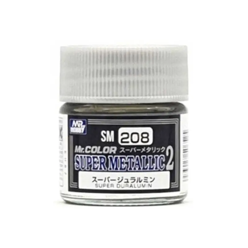 SM-208 - Mr. Color Super Metallic Colors II (10 ml) Super Duralumin Acrylverf Beperkte Voorraad