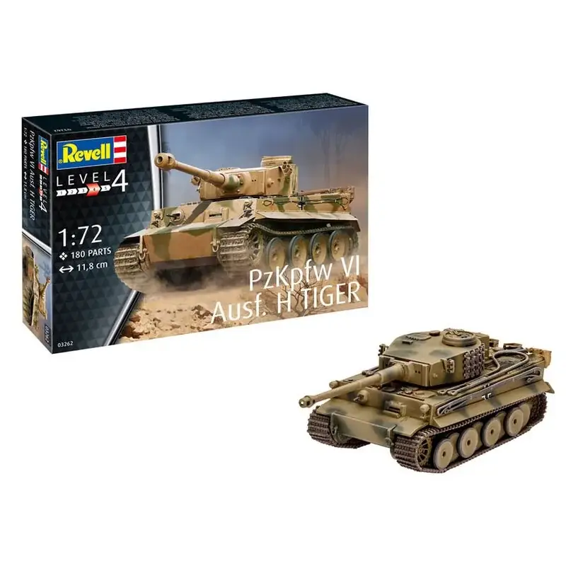 Pz.Kpfw.VI Tiger Ausf.H. The Tiger tank was manufactured from 1942 to 1944, during which time it became a legend, much feared by Beste Prijs