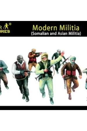 Voordeelprijs Modern Militia (Somalian and Asian Militia) Figuren