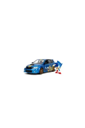 1:24 subaru impreza wrx sti w/sonic figure blue hollywood rides 2012 Miniatuur Lage Kosten