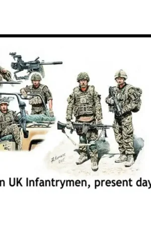 Exclusieve Aanbieding Moderne Britse infanteristen, heden Figuren