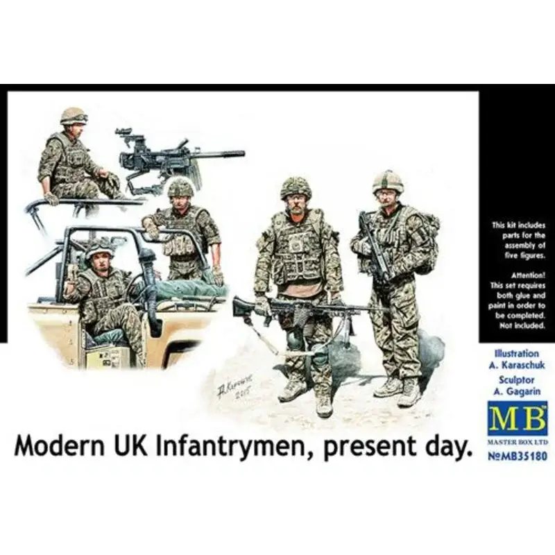 Exclusieve Aanbieding Moderne Britse infanteristen, heden Figuren
