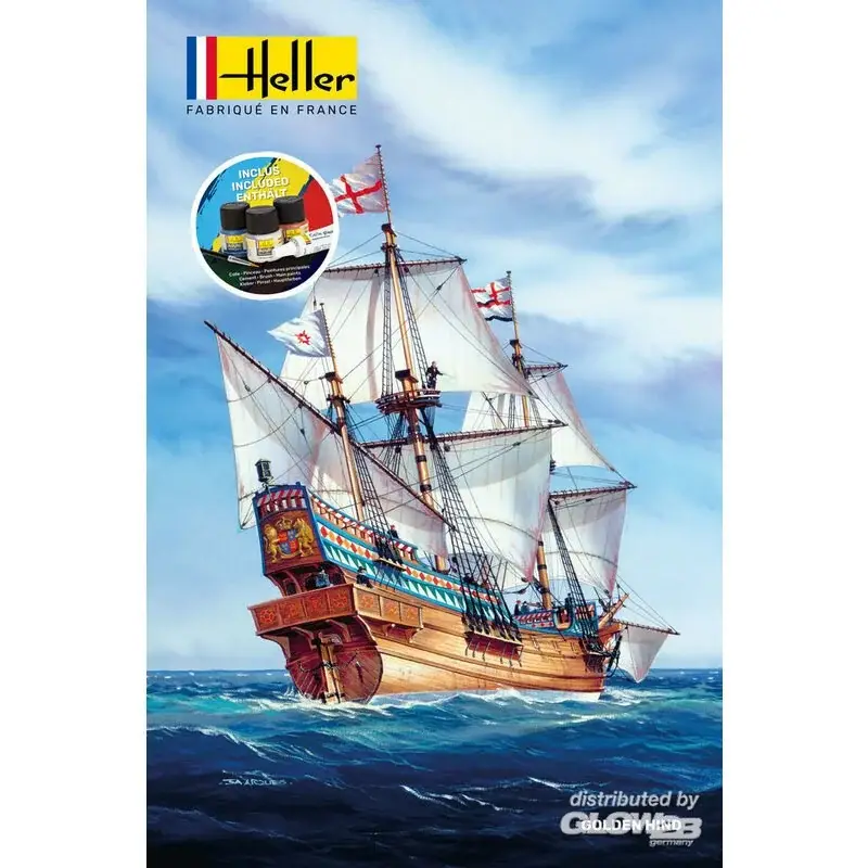 STARTER KIT Golden Hind Schaalmodel Snelle Levering