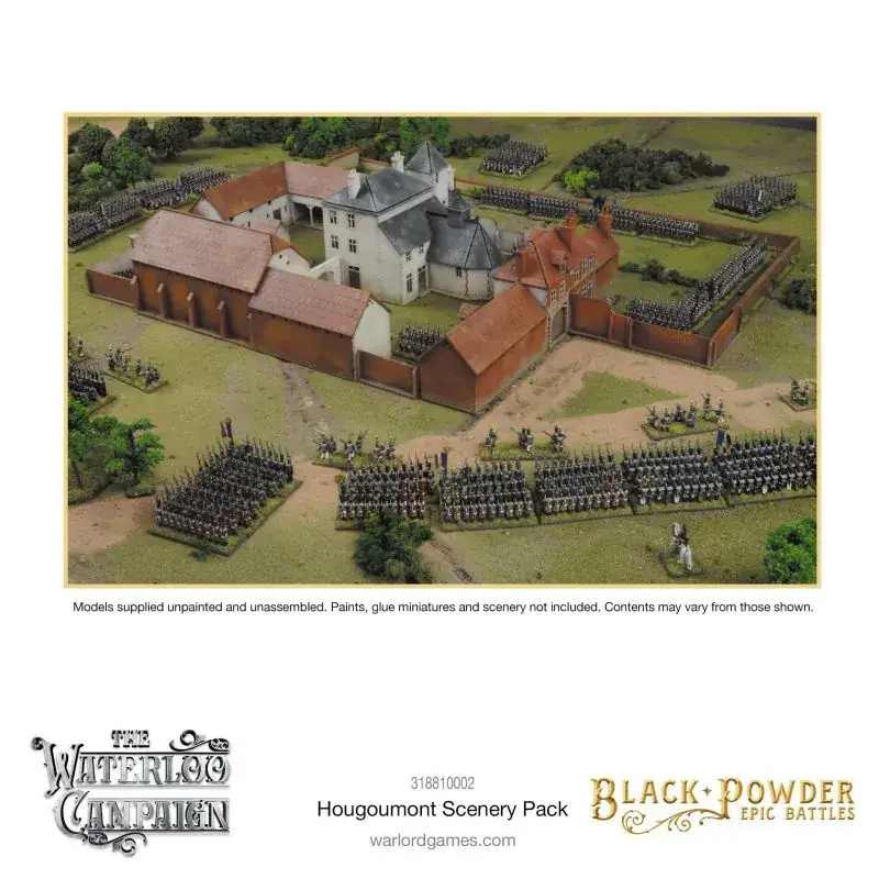 Merkproduct Black Powder Epic Battles: Waterloo - Hougoumont Scenery Pack Figuur spellet