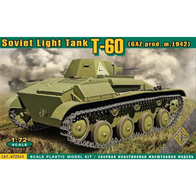 Russische T-60 lichte tank (GAZ prod., M.1942) Schaalmodel Meest Verkocht