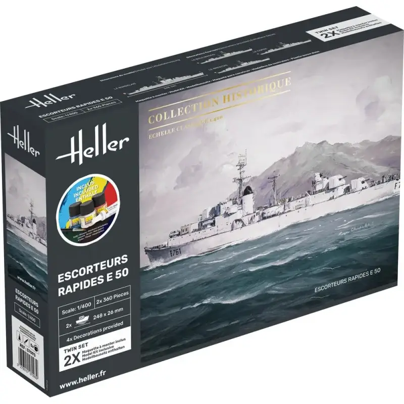 STARTER KIT Escorteurs Rapides E 5O Schaalmodel Voordeelprijs