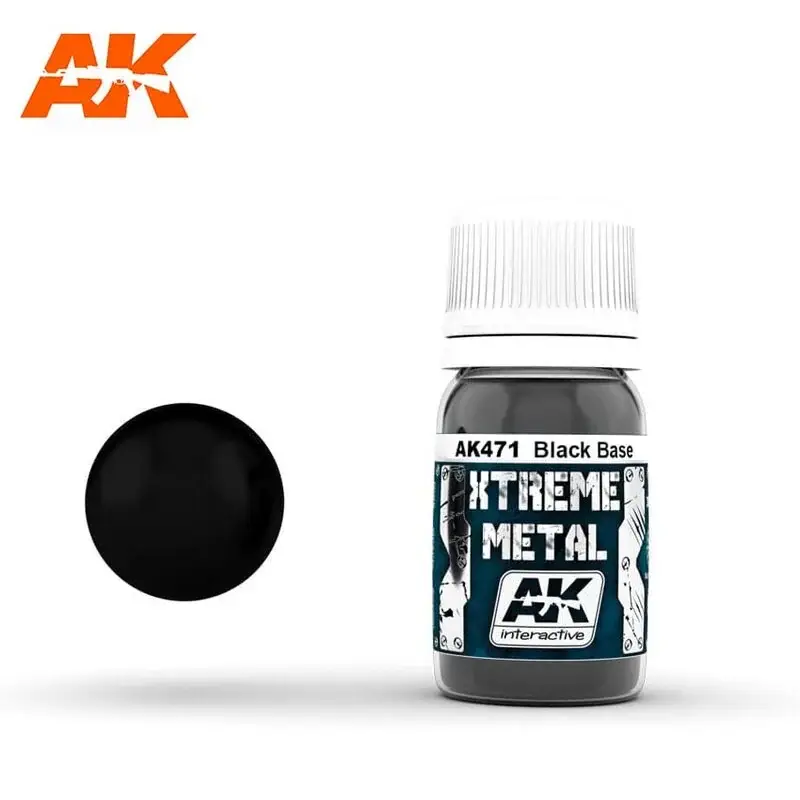 Alleen Vandaag XTREME METAL BLACK BASE 30ml Acrylverf