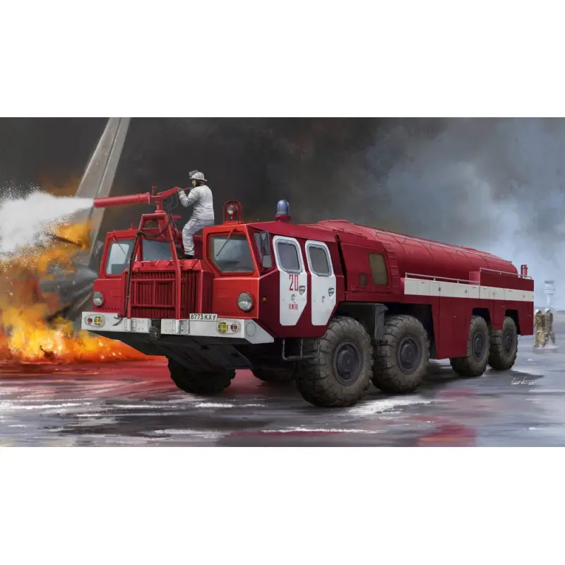 Luchthavenbrandbestrijdingsvoertuig AA-60 (MAZ-7310) 160.01 Schaalmodel Beperkt Aanbod