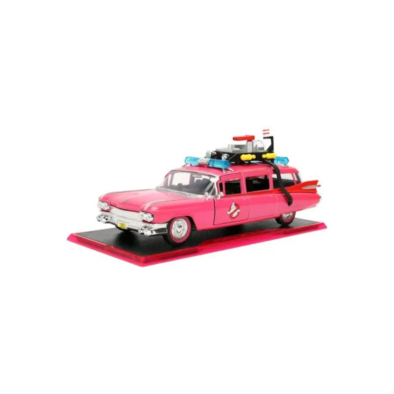 1:24 cadillac ghostbusters ecto-1 pink pink slips Miniatuur Shop Nu