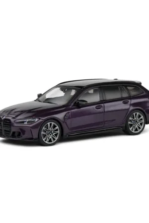 Populair Bmw g81 m3 touring daytona violet 2023 1/43 Miniatuur
