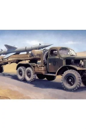 Actieprijs SA-2 Guideline missile on transport trailer Schaalmodel