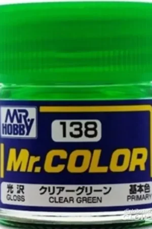 Merkproduct Mr Hobby -Gunze Mr. Color (10 ml) Clear Green Acrylverf