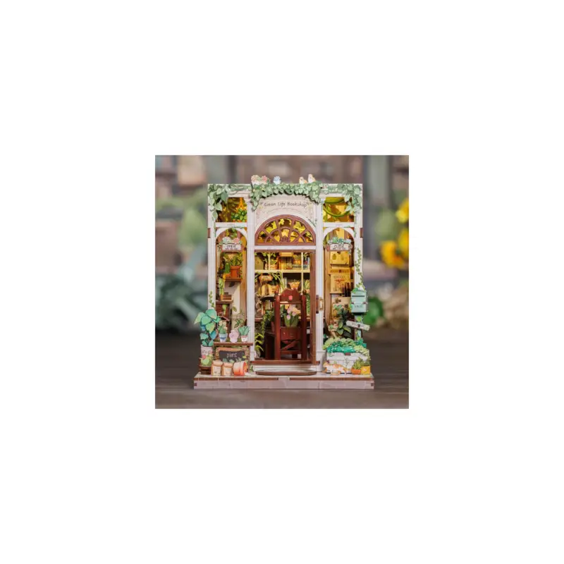 Veilige Betaling Puzzle 3d 3D Puzzle Bookend Book Nook GREEN LIFE BOOKSHOP