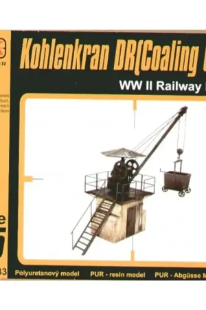 Direct Verzonden Kohlenkran DR (Coal Crane) (toebehoren voor modelbouwsets van Czech Master Kits and Trumpeter)