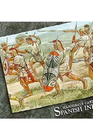 Carthaginian Spanish Infantry. 48 figures: 24 Scutari 12 Caetrati 12 BAeleric Slingers Goedkoop