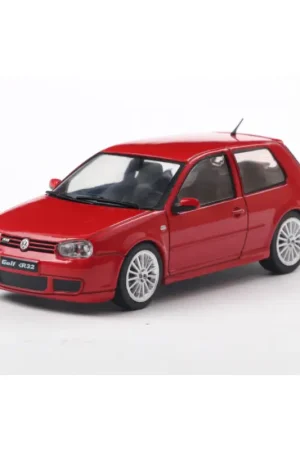 Express Levering Volkswagen golf iv r32 toronto red 2003 1/43 Miniatuur