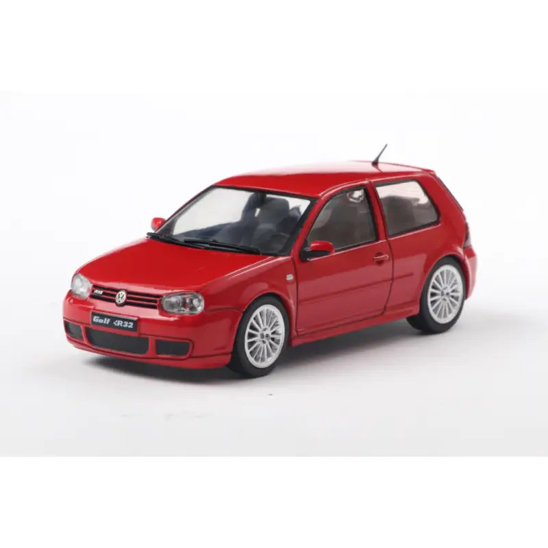 Express Levering Volkswagen golf iv r32 toronto red 2003 1/43 Miniatuur