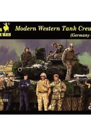 Modern Western Tank Crews Set 1 (Germany & Israel) Figuren Nieuw