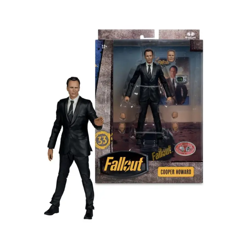 Tijdelijk Beschikbaar FALLOUT - Cooper Howard - Red Platinum Edition Figure 17cm Figuurtje