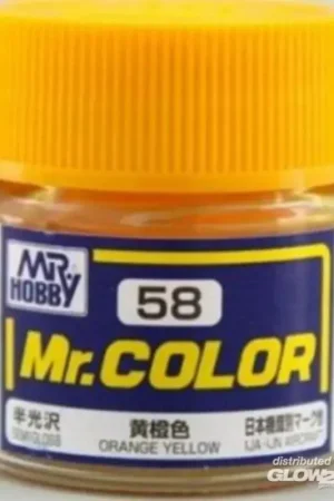 Mr Hobby -Gunze Mr. Color (10 ml) Orange Yellow Acrylverf Speciale Aanbieding