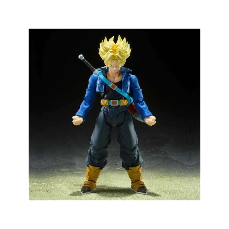 Snelle Levering Dragon Ball Z Ss Trunks Boy Future SH Figuarts 15cm Figuurtje