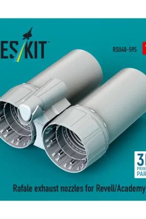 Rafale exhaust nozzles for Revell/Academy kit (3D Printed) (1/48) Favoriet