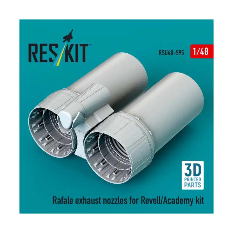 Rafale exhaust nozzles for Revell/Academy kit (3D Printed) (1/48) Favoriet