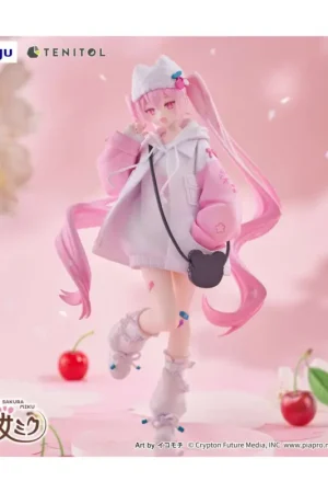 Favoriet Hasune Miku Sakura Miku Cool Style Tenitol Small Figure Figuurtje