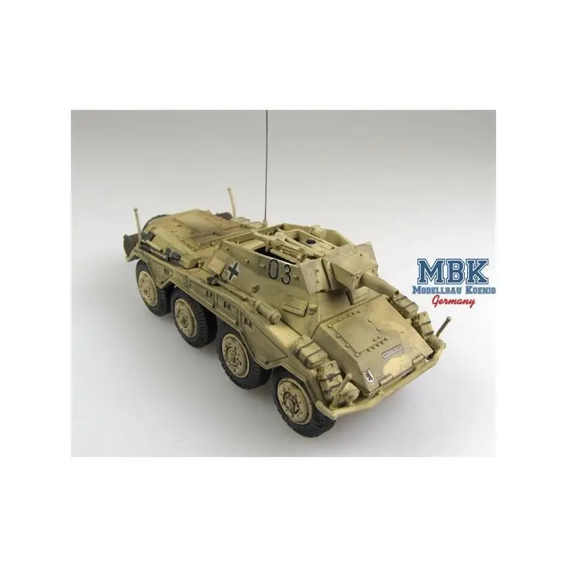Sd.Kfz.234/3 - 3e Pz.Afd. Hongarije februari 1945 Schaalmodel Gecertificeerd