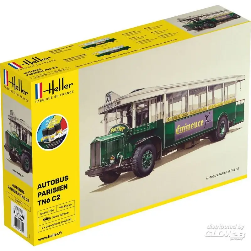 Nieuw STARTER KIT bus TN6 C1 Schaalmodel