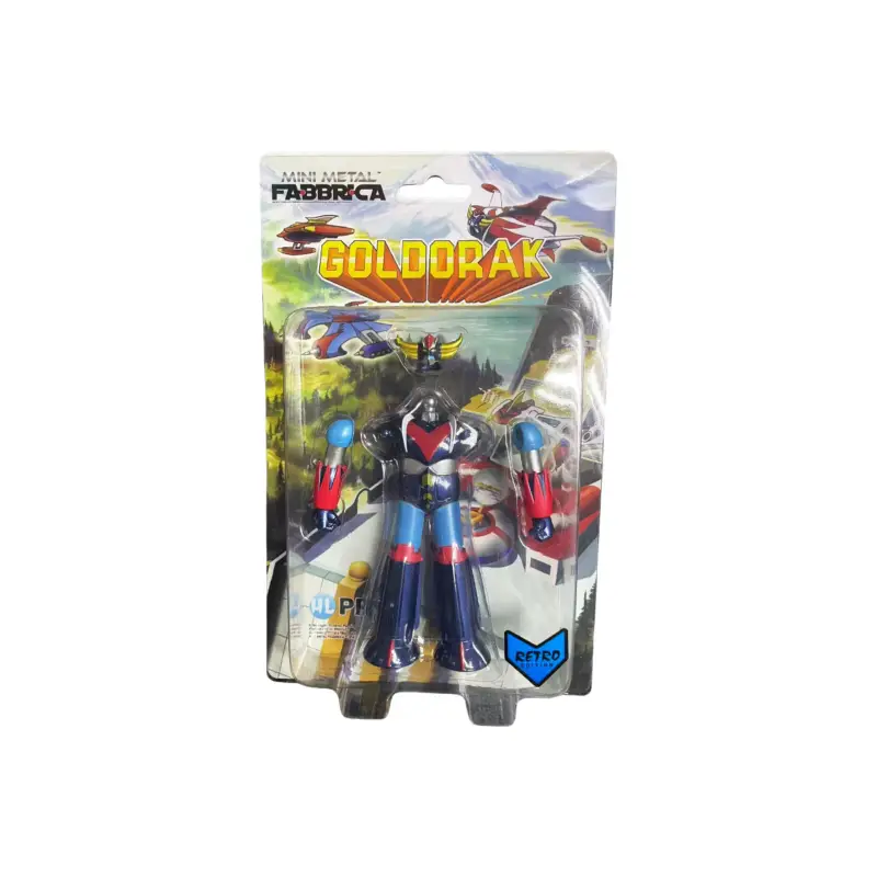 Grendizer (Goldorak) Mini Metal Fabbrica Retro 12cm Figuurtje Finale Uitverkoop