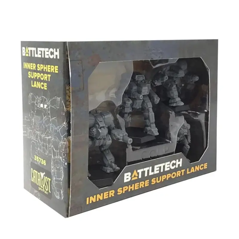 Hoge Kwaliteit BattleTech Inner Sphere Support Lance Figuurtje