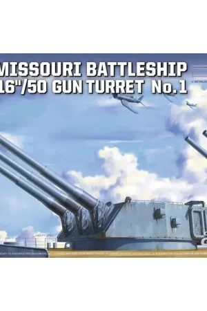 Beperkt Aanbod USS MISSOURI SLAGSCHIP MK.7 16'/50 GUN TURRET No.1 Model van vuurwapen